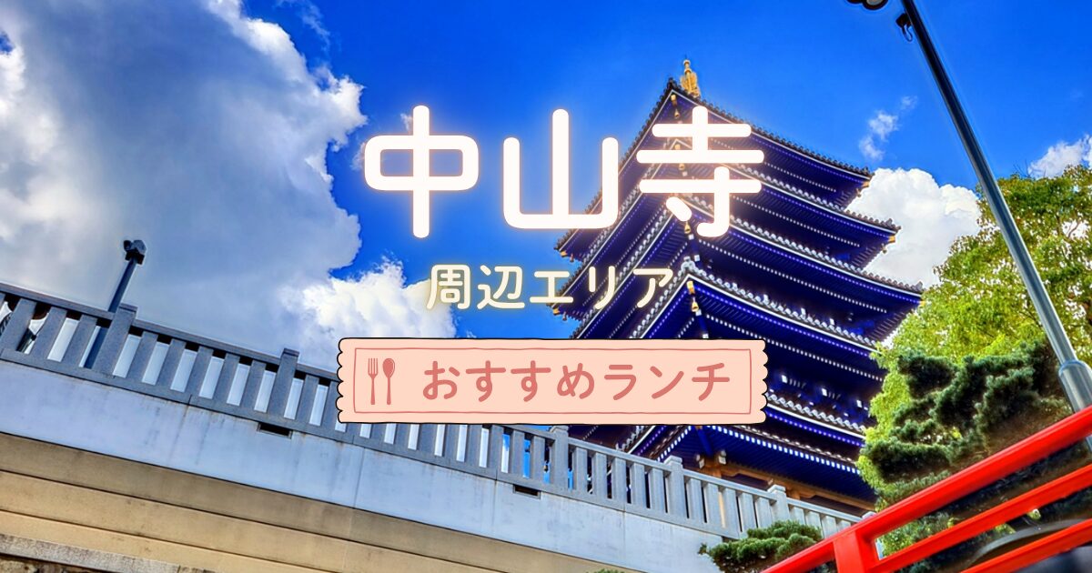中山寺周辺のおすすめランチ