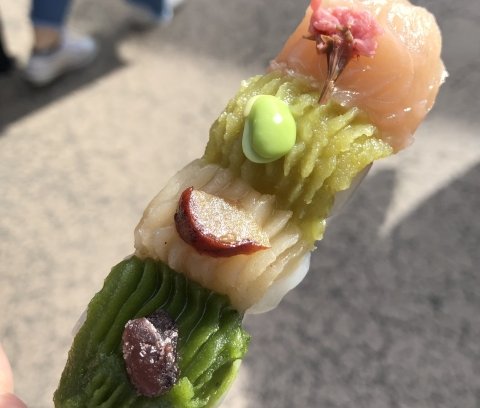 インスタ映えするカラフル和スイーツ2選