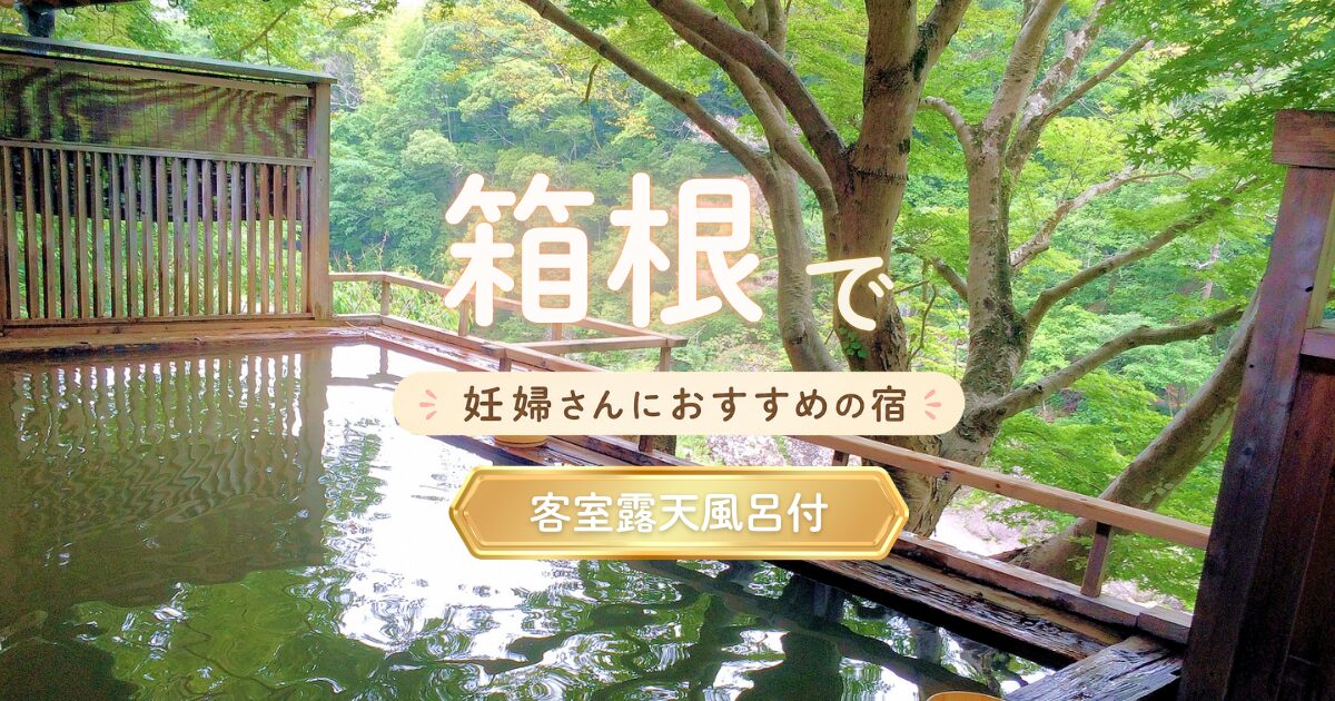 箱根で妊婦さんにおすすめの客室風呂付のお宿
