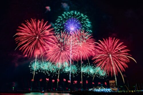 伊豆の花火大会の開催時期