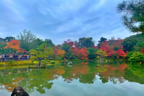 金閣寺を散策