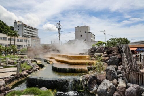 2つの泉質が楽しめる